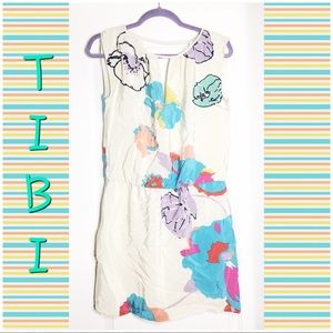 TIBI FLORAL DRESS